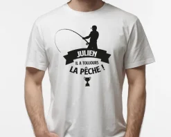 Tee shirt personnalisé homme - Pêcheur|Cadeaux.com Best