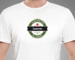 Tee shirt personnalisé homme - Etoile|Cadeaux.com Clearance