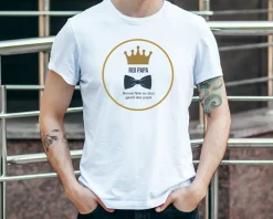 Tee shirt personnalisé homme - Papa Royal|Cadeaux.com