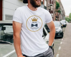Tee shirt personnalisé homme - Papa Royal|Cadeaux.com