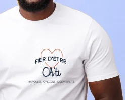 Tee shirt personnalisé homme - Fier d'être|Cadeaux.com Discount