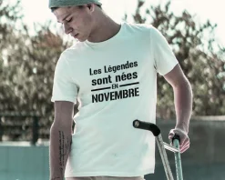 Tee shirt personnalisé homme - Légendes|Cadeaux.com