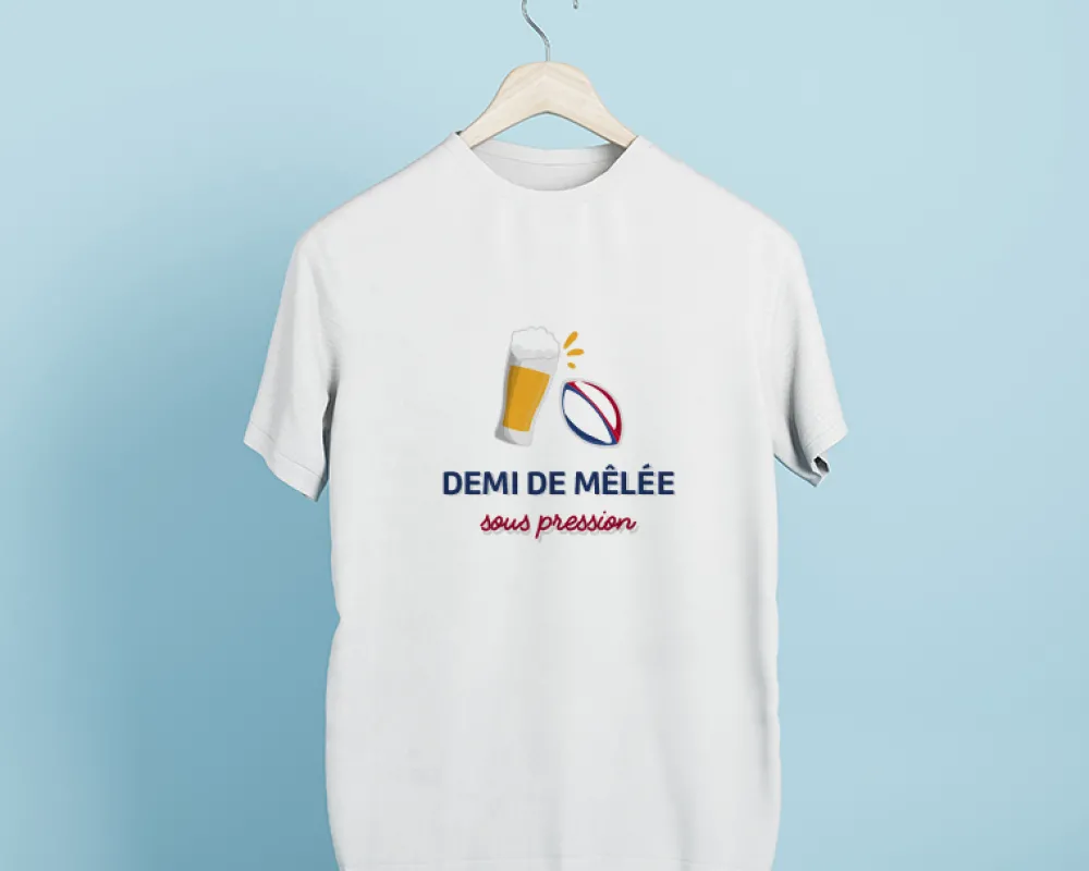 Tee shirt personnalisé homme - Apéro Rugby|Cadeaux.com Clearance