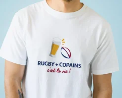 Tee shirt personnalisé homme - Apéro Rugby|Cadeaux.com Clearance