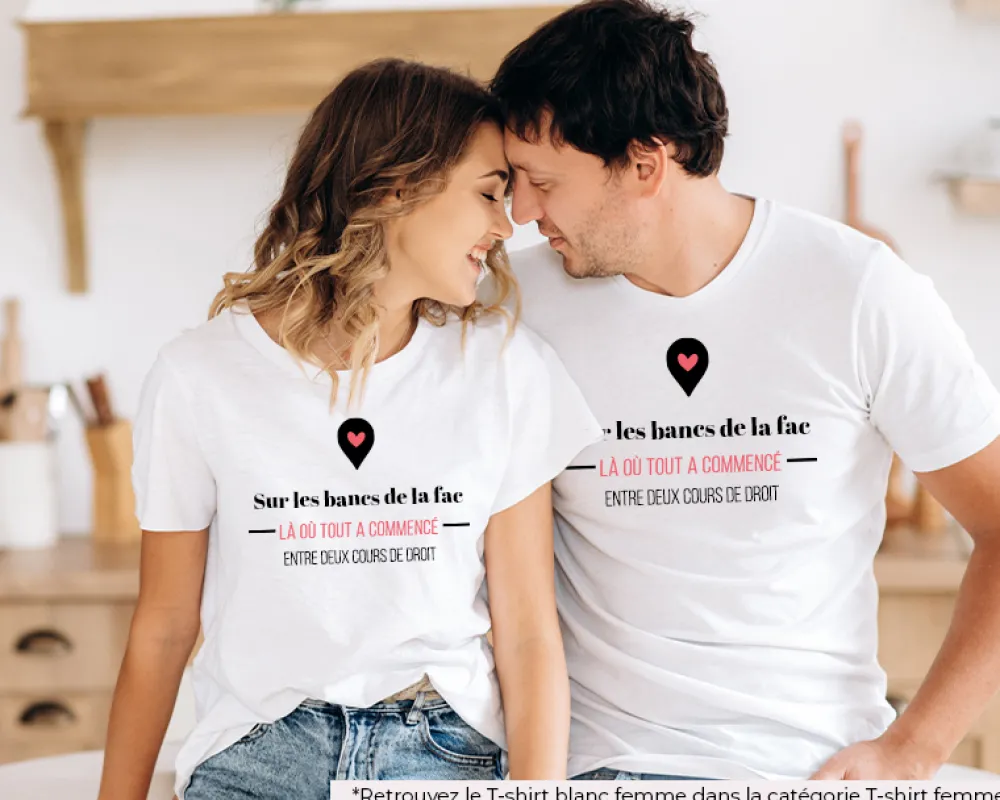 Tee shirt personnalisé homme - Là où tout a commencé|Cadeaux.com New
