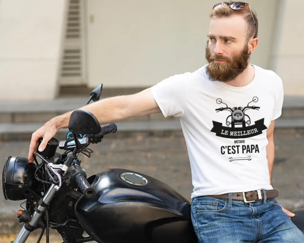 Tee shirt personnalisé homme - Moto|Cadeaux.com Outlet