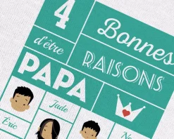 Tee shirt personnalisé papa - Family Circus|Cadeaux.com Online