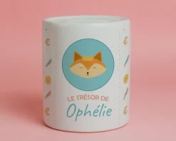 Tirelire Personnalisable - Petit Renard|Cadeaux.com