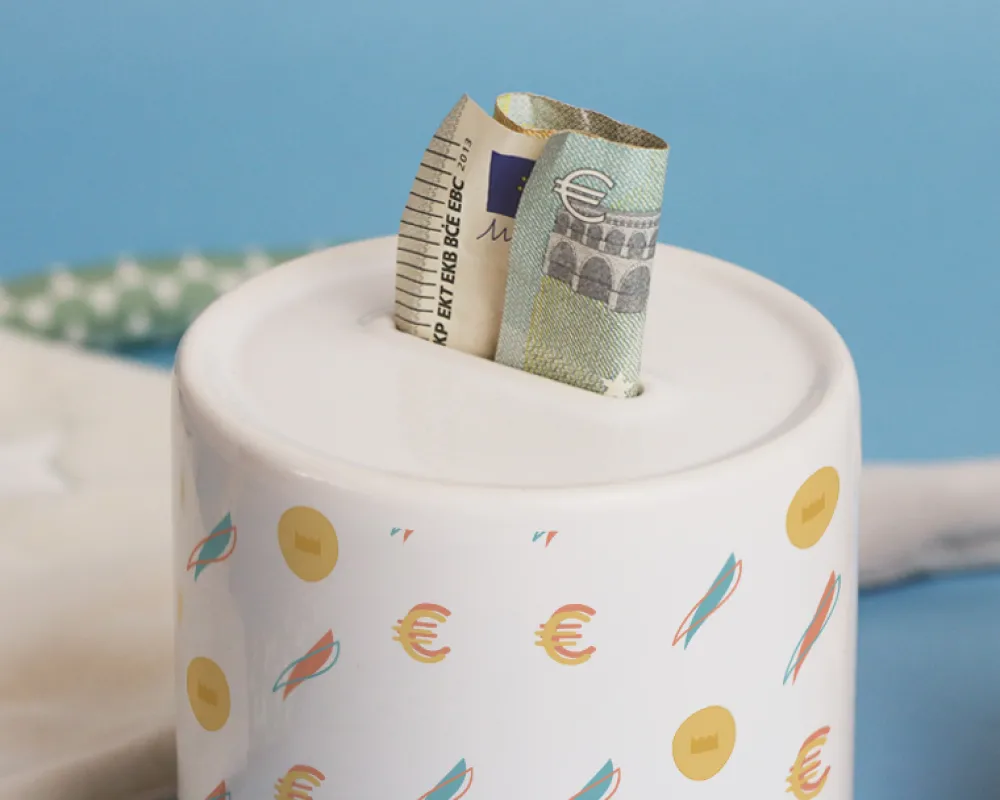 Tirelire Personnalisable - Petit Renard|Cadeaux.com