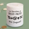 Tirelire personnalisée - Gros mots|Cadeaux.com Outlet
