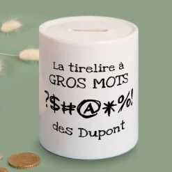 Tirelire personnalisée - Gros mots|Cadeaux.com Outlet