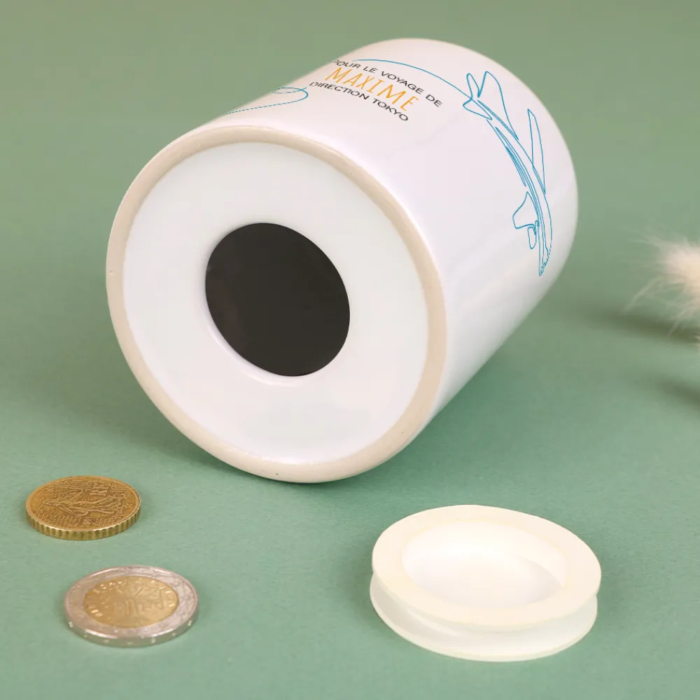 Tirelire personnalisée - Voyage|Cadeaux.com