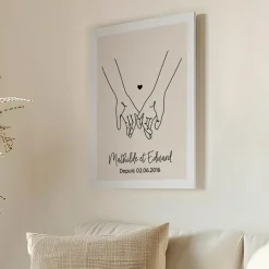 Toile canva personnalisable - Dessin au trait|Cadeaux.com Outlet