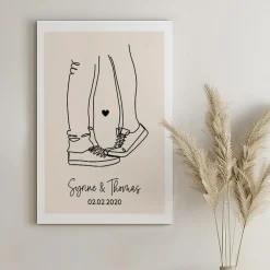 Toile canva personnalisable - Dessin au trait|Cadeaux.com Outlet