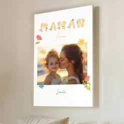 Toile canva personnalisable - Amour Fleuri|Cadeaux.com Outlet