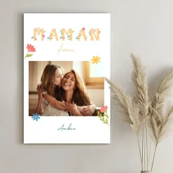 Toile canva personnalisable - Amour Fleuri|Cadeaux.com Outlet