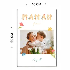 Toile canva personnalisable - Amour Fleuri|Cadeaux.com Outlet