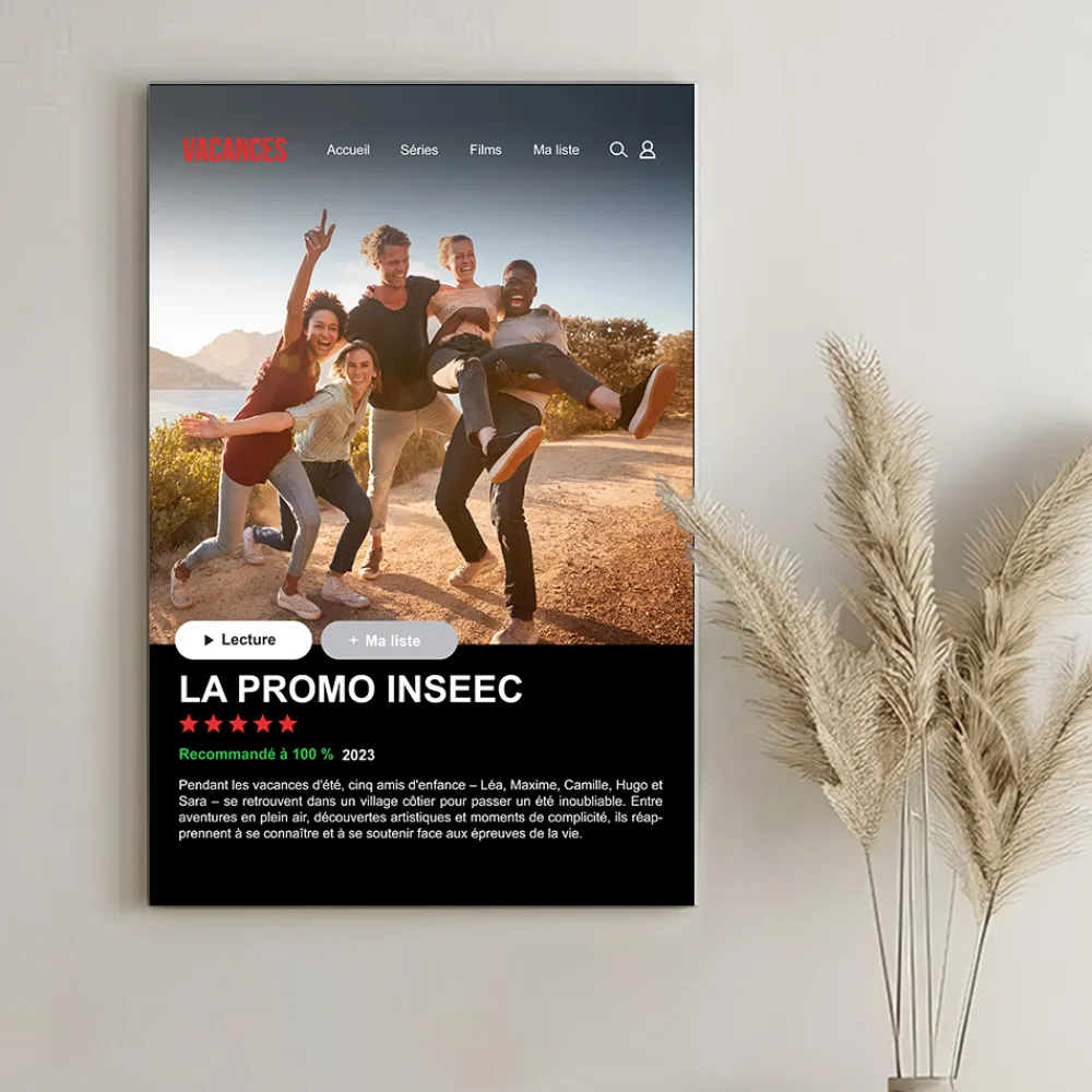 Toile canva personnalisable - Netflix|Cadeaux.com Sale