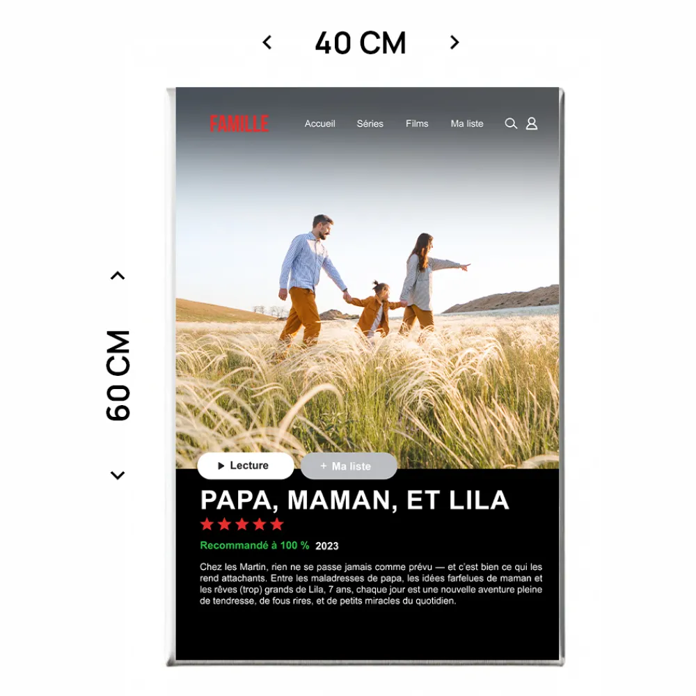 Toile canva personnalisable - Netflix|Cadeaux.com Sale