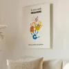 Toile canva personnalisée - Empreintes pour papa|Cadeaux.com Outlet