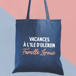 Tote bag en jean personnalisé - Message|Cadeaux.com Clearance