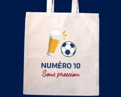 Tote bag personnalisé - Apéro Foot|Cadeaux.com New