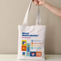 Tote bag personnalisé - Bilan de l'année|Cadeaux.com Best