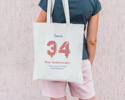 Tote bag personnalisé - Collection ballons d'anniversaire|Cadeaux.com Discount