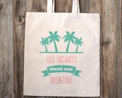 Tote bag personnalisé - Collection Été Palmier|Cadeaux.com Best
