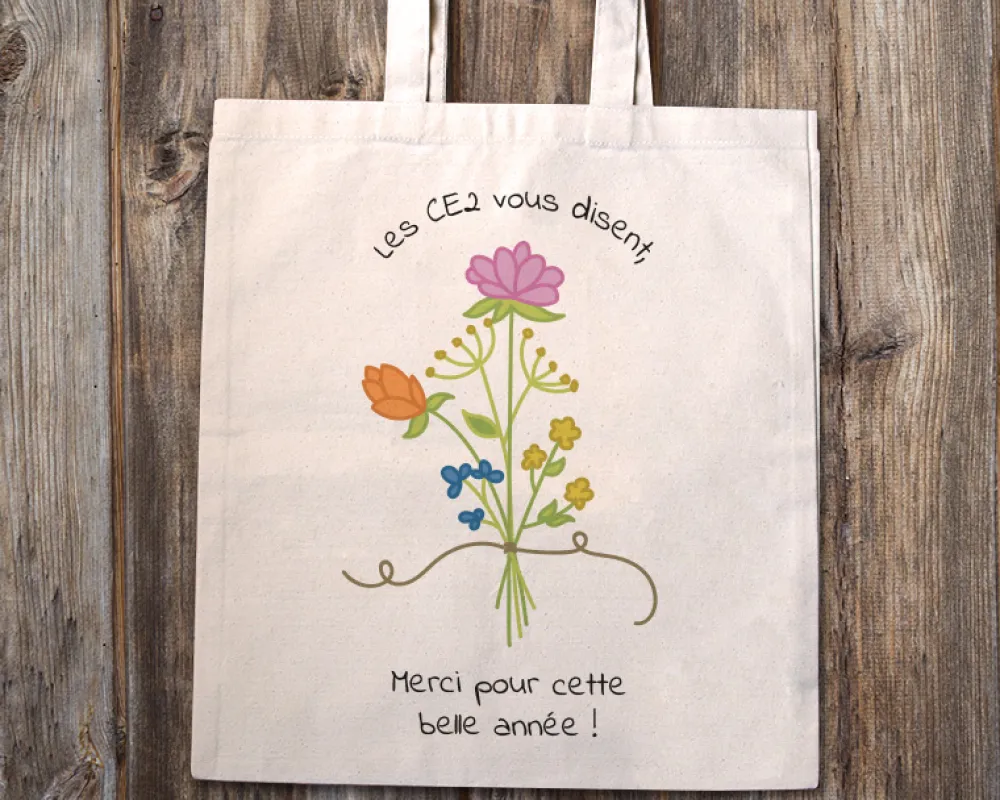 Tote bag personnalisé - Collection Remerciement|Cadeaux.com Discount