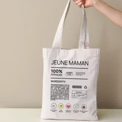 Tote bag personnalisé - Composition d'une jeune maman|Cadeaux.com New