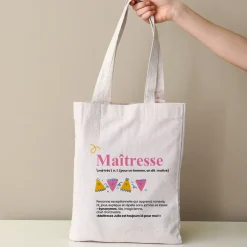 Tote bag personnalisé - Définition Maitresse|Cadeaux.com Hot
