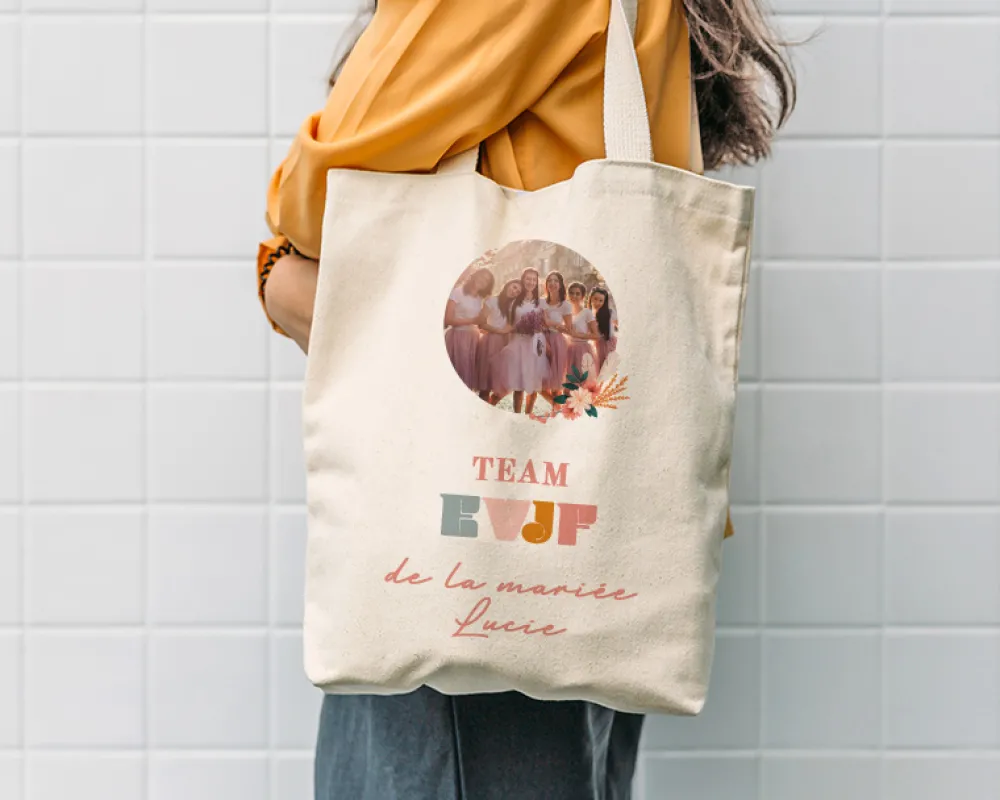 Tote bag personnalisé - Enterrement de vie de jeune fille|Cadeaux.com Online