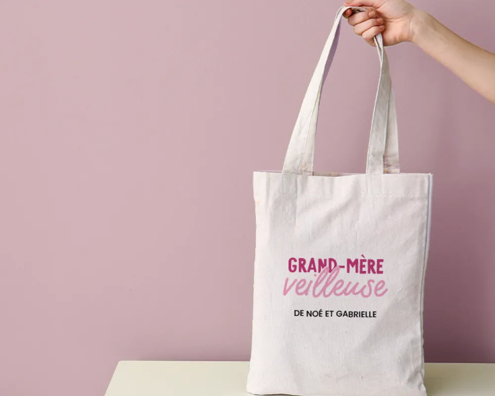 Tote bag personnalisé - Grand mère-veilleuse|Cadeaux.com New