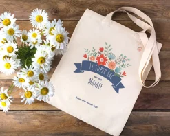 Tote bag personnalisé - Mamie fleurie|Cadeaux.com Clearance