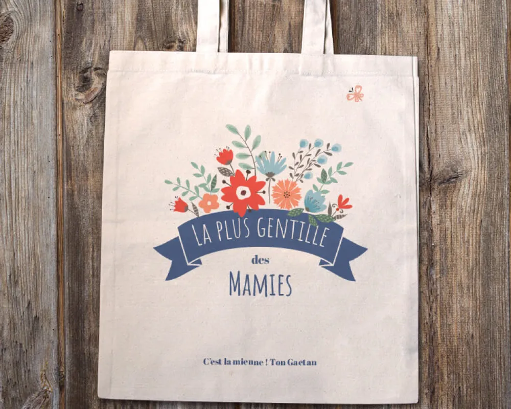 Tote bag personnalisé - Mamie fleurie|Cadeaux.com Clearance