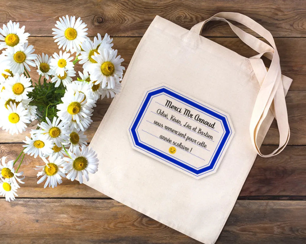 Tote bag personnalisé - Merci Maîtresse, Maître et ATSEM|Cadeaux.com Clearance