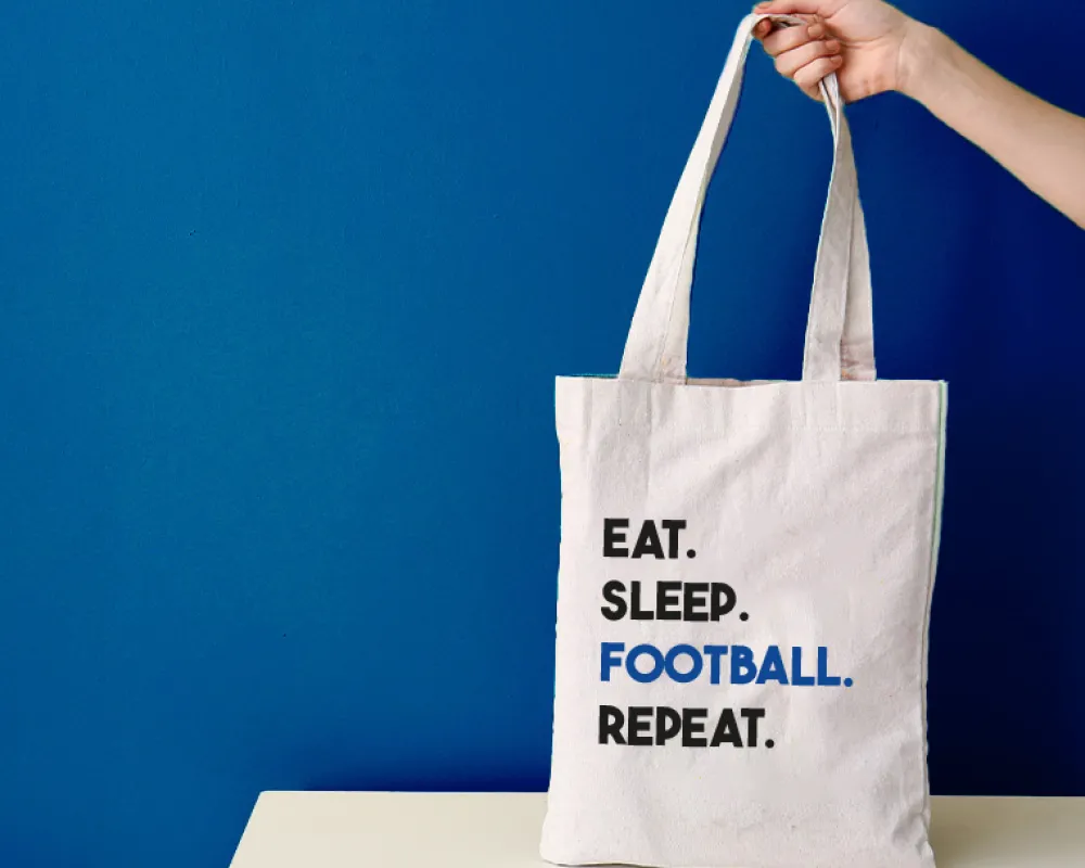 Tote bag personnalisé - Message Football|Cadeaux.com Hot