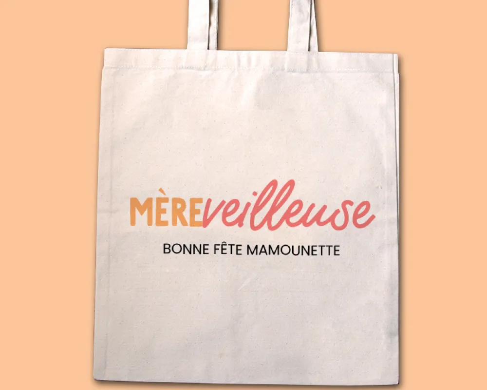 Tote bag personnalisé - Mère-veilleuse|Cadeaux.com