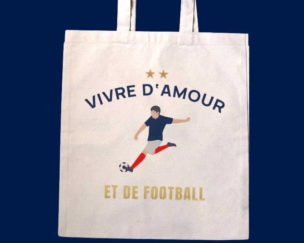 Tote bag personnalisé - Passion Football|Cadeaux.com Clearance
