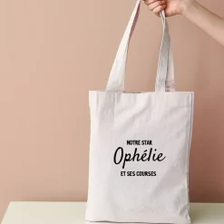 Tote bag personnalisé - Prénom|Cadeaux.com