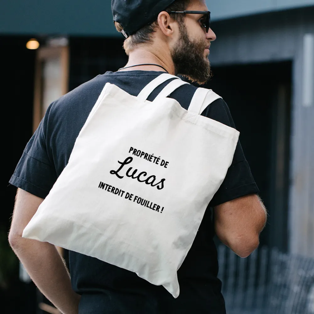 Tote bag personnalisé - Prénom|Cadeaux.com