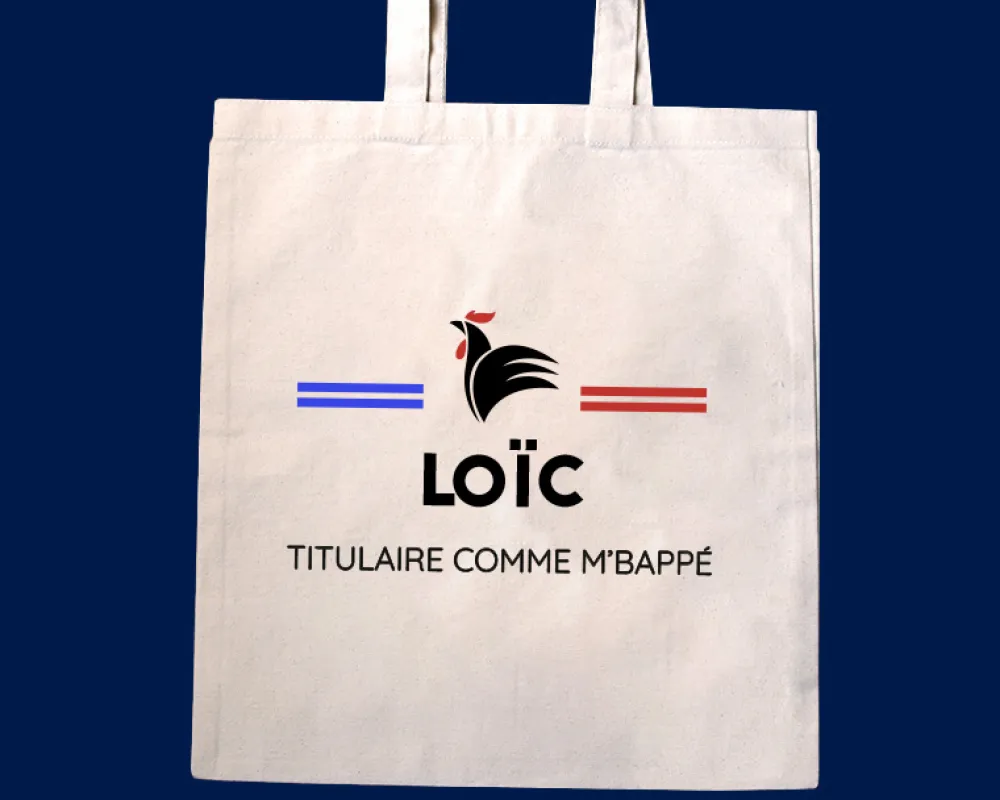 Tote bag personnalisé - Supporter Football|Cadeaux.com Clearance