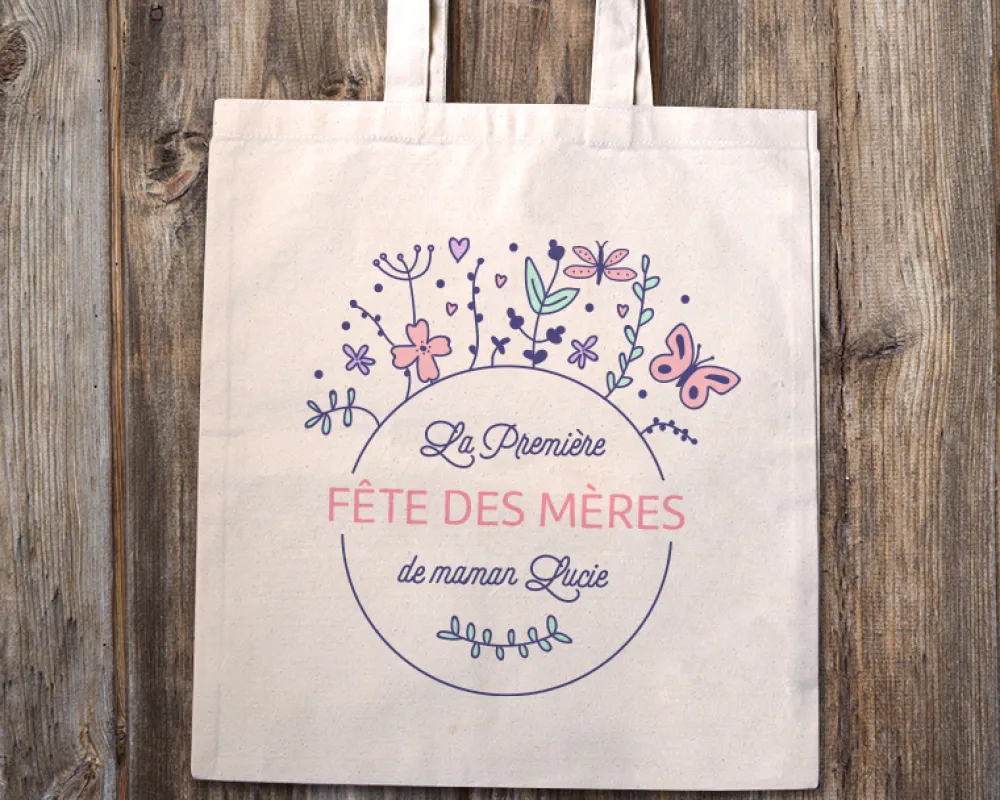 Tote bag personnalisable - Collection Première Fête des Mères|Cadeaux.com Outlet