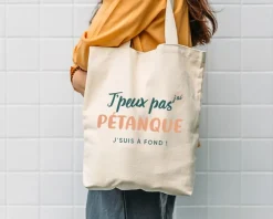 Tote bag personnalisable - J'peux pas j'ai pétanque|Cadeaux.com
