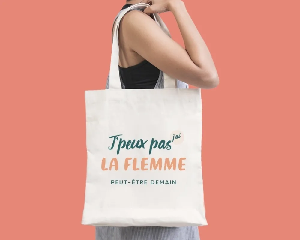 Tote bag personnalisable - J'peux pas|Cadeaux.com Online