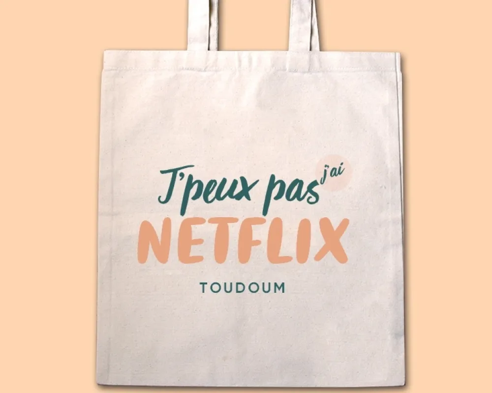 Tote bag personnalisable - J'peux pas|Cadeaux.com Online