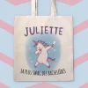 Tote bag Personnalisable - Licorne diplômée -100% coton naturel|Cadeaux.com New