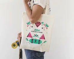 Tote bag Personnalisable - Skateboard - 100% coton naturel|Cadeaux.com Discount