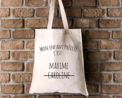 Tote bag Personnalisable - Mon enfant préféré - 100% coton naturel|Cadeaux.com Clearance